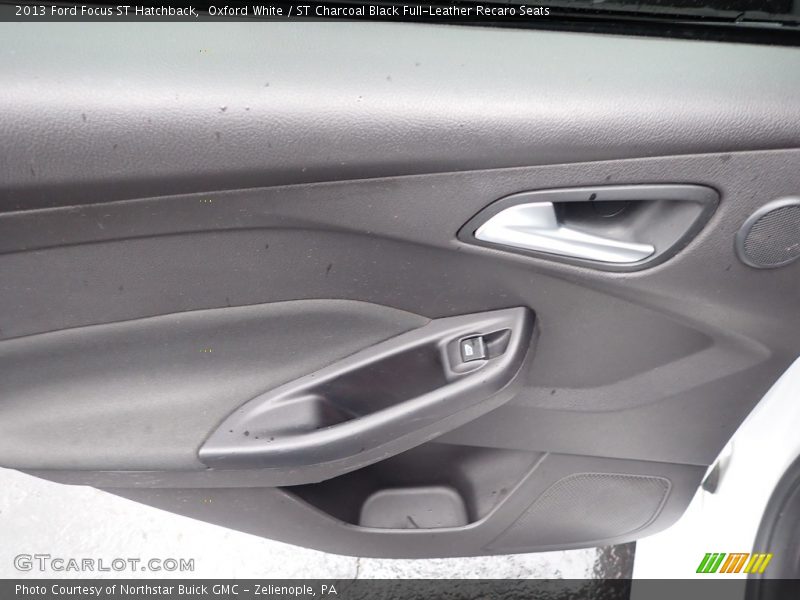 Oxford White / ST Charcoal Black Full-Leather Recaro Seats 2013 Ford Focus ST Hatchback