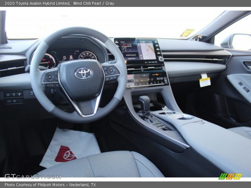 Wind Chill Pearl / Gray 2020 Toyota Avalon Hybrid Limited