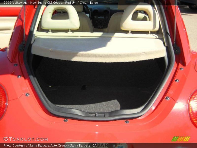 Red Uni / Cream Beige 2002 Volkswagen New Beetle GLS Coupe