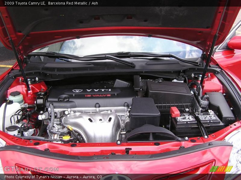Barcelona Red Metallic / Ash 2009 Toyota Camry LE