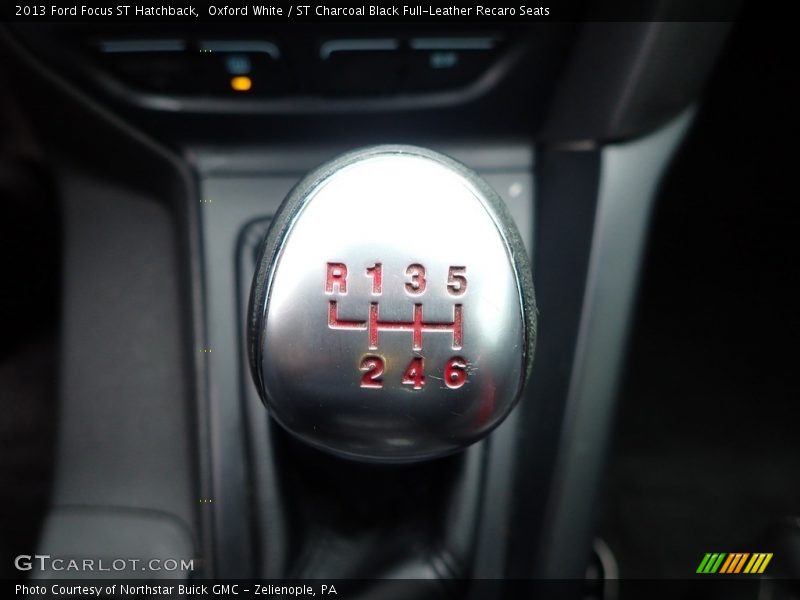 Oxford White / ST Charcoal Black Full-Leather Recaro Seats 2013 Ford Focus ST Hatchback