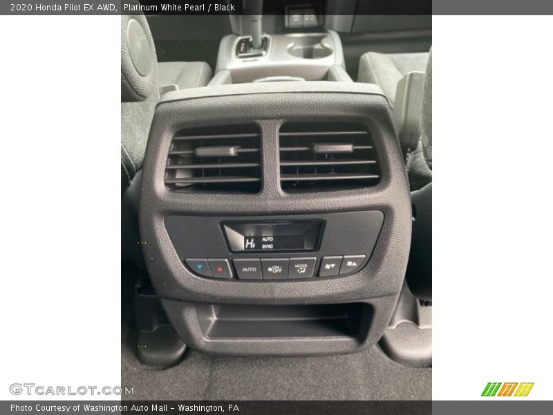 Platinum White Pearl / Black 2020 Honda Pilot EX AWD