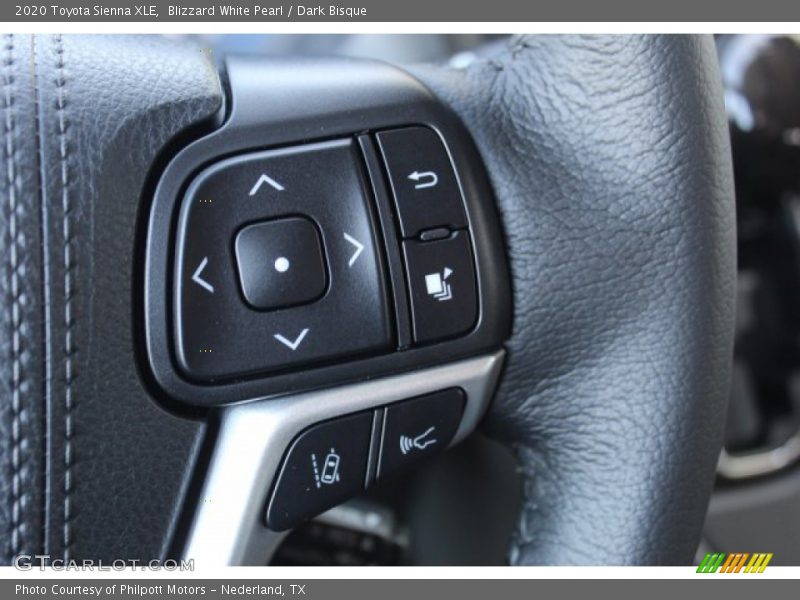Blizzard White Pearl / Dark Bisque 2020 Toyota Sienna XLE
