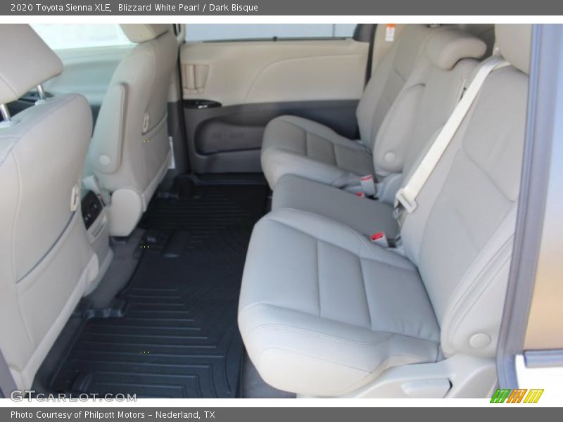 Blizzard White Pearl / Dark Bisque 2020 Toyota Sienna XLE