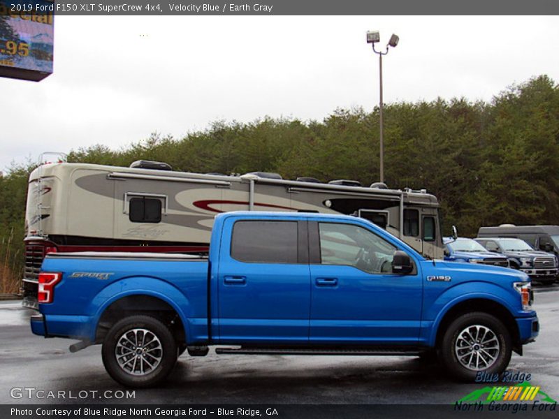 Velocity Blue / Earth Gray 2019 Ford F150 XLT SuperCrew 4x4