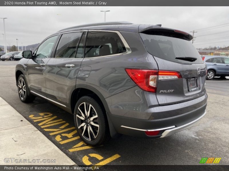 Modern Steel Metallic / Gray 2020 Honda Pilot Touring AWD