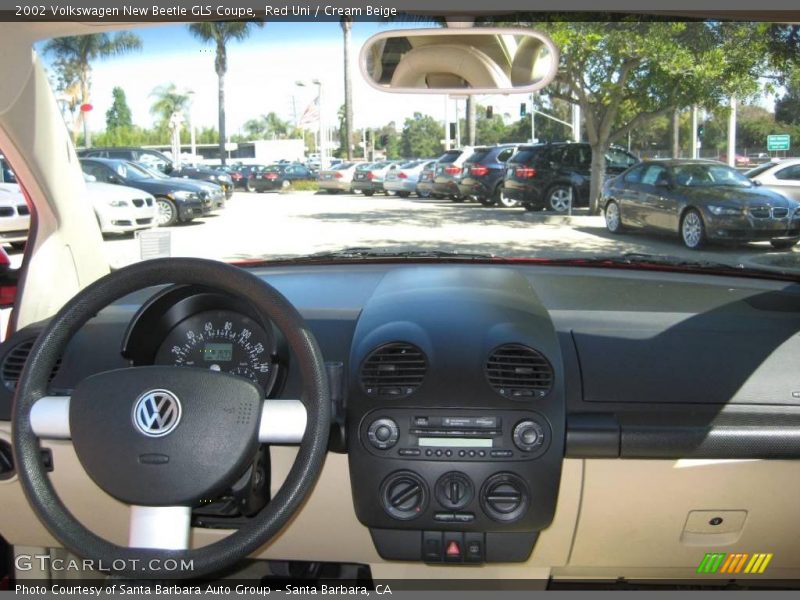 Red Uni / Cream Beige 2002 Volkswagen New Beetle GLS Coupe