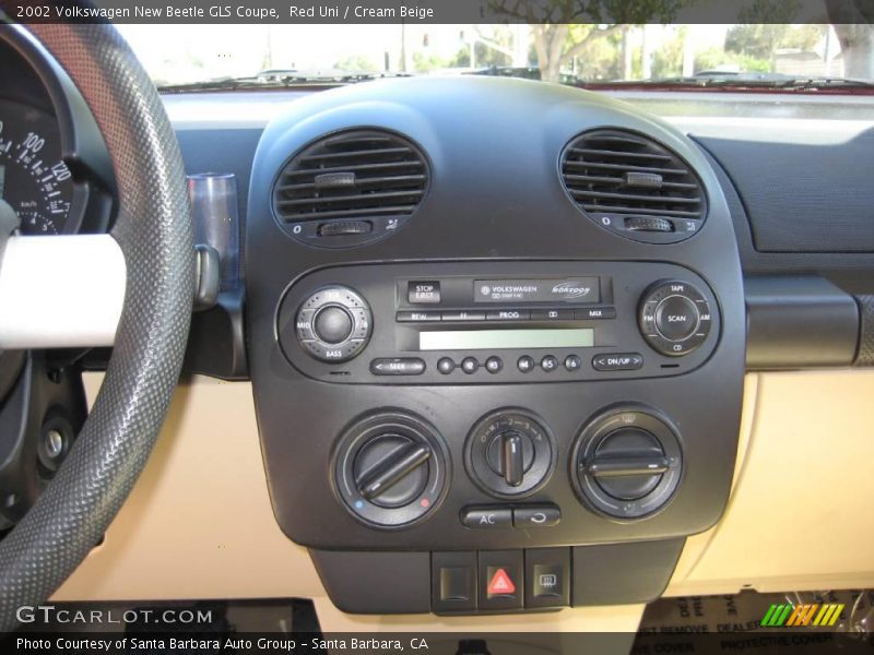 Red Uni / Cream Beige 2002 Volkswagen New Beetle GLS Coupe