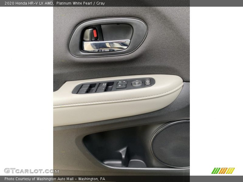 Platinum White Pearl / Gray 2020 Honda HR-V LX AWD