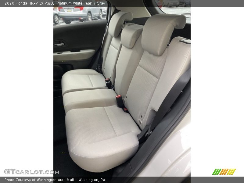 Platinum White Pearl / Gray 2020 Honda HR-V LX AWD