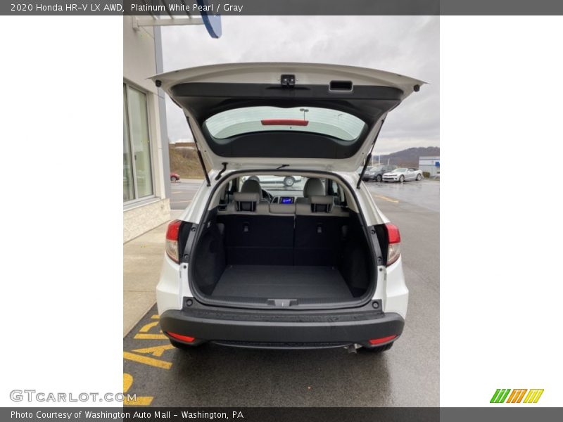 Platinum White Pearl / Gray 2020 Honda HR-V LX AWD