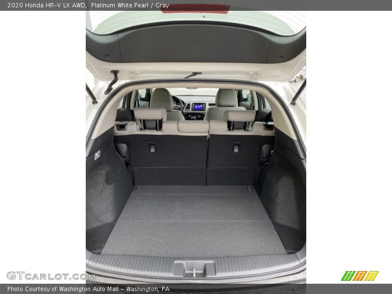 Platinum White Pearl / Gray 2020 Honda HR-V LX AWD