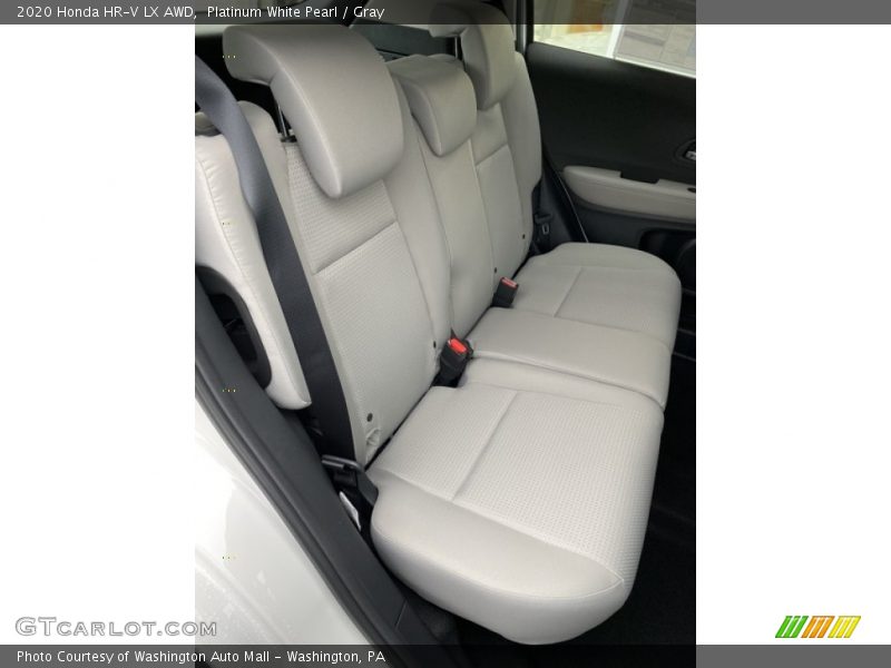 Platinum White Pearl / Gray 2020 Honda HR-V LX AWD