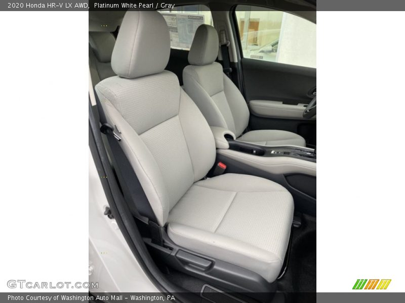 Platinum White Pearl / Gray 2020 Honda HR-V LX AWD