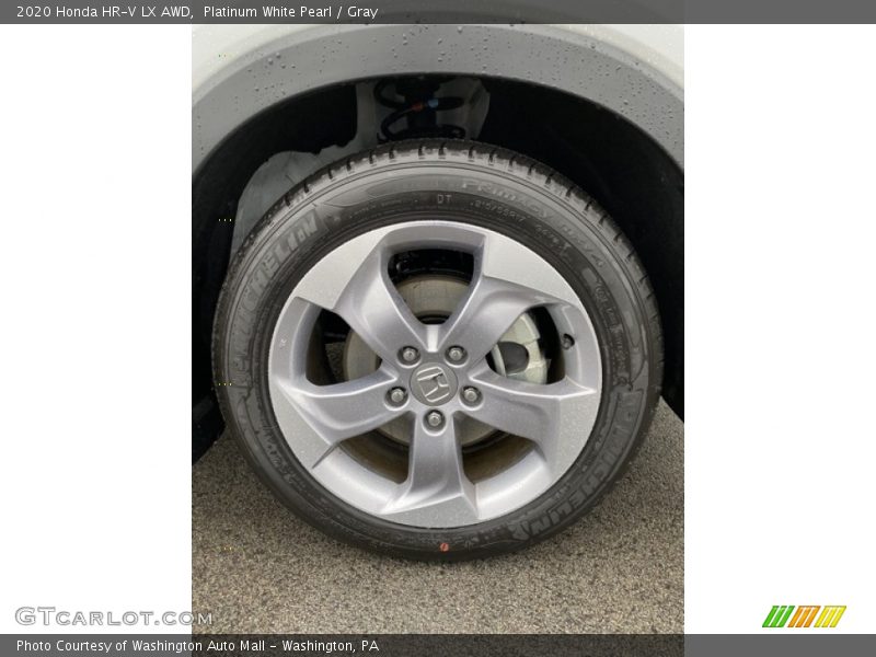 Platinum White Pearl / Gray 2020 Honda HR-V LX AWD