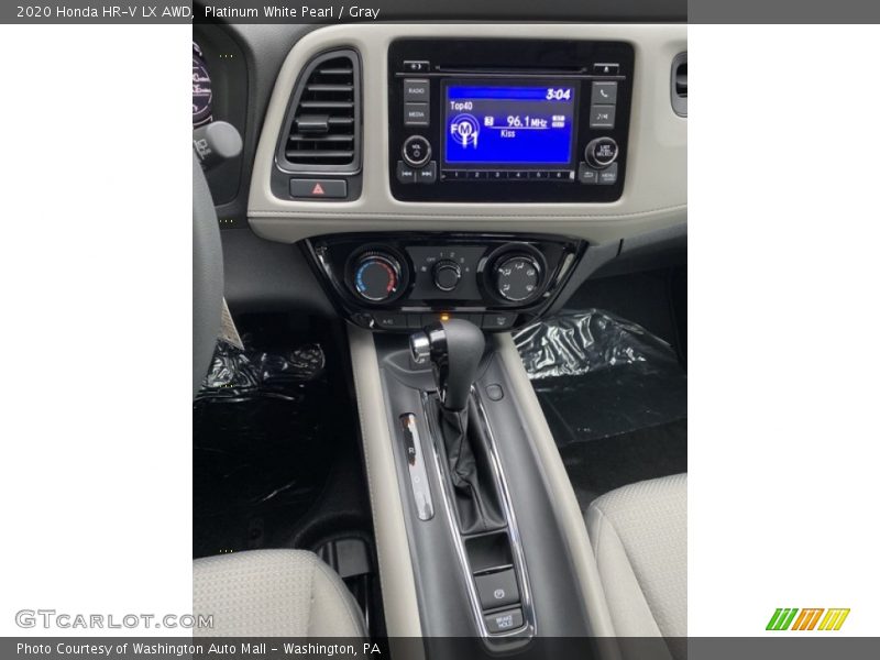 Platinum White Pearl / Gray 2020 Honda HR-V LX AWD