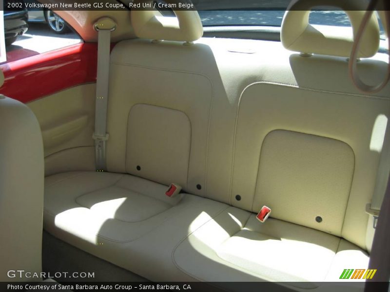 Red Uni / Cream Beige 2002 Volkswagen New Beetle GLS Coupe