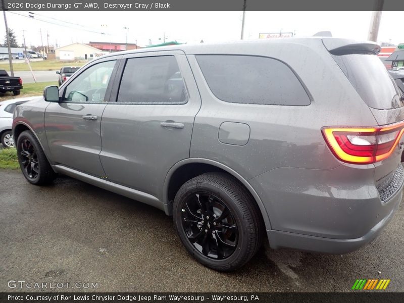 Destroyer Gray / Black 2020 Dodge Durango GT AWD