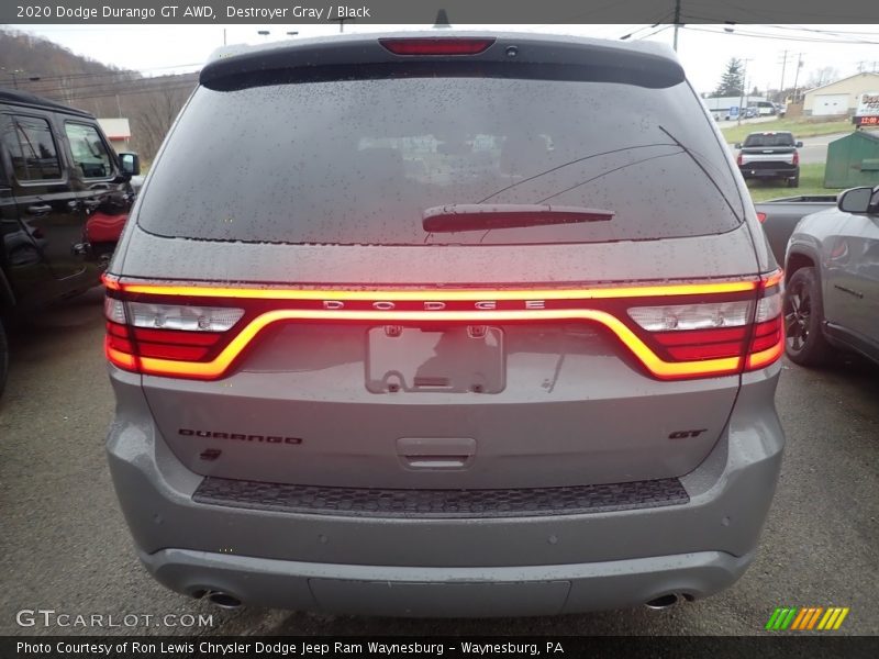 Destroyer Gray / Black 2020 Dodge Durango GT AWD