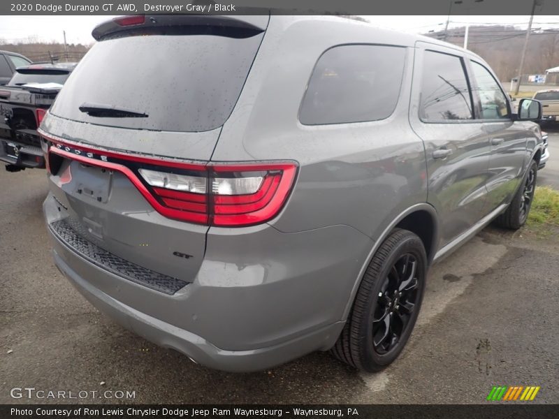 Destroyer Gray / Black 2020 Dodge Durango GT AWD