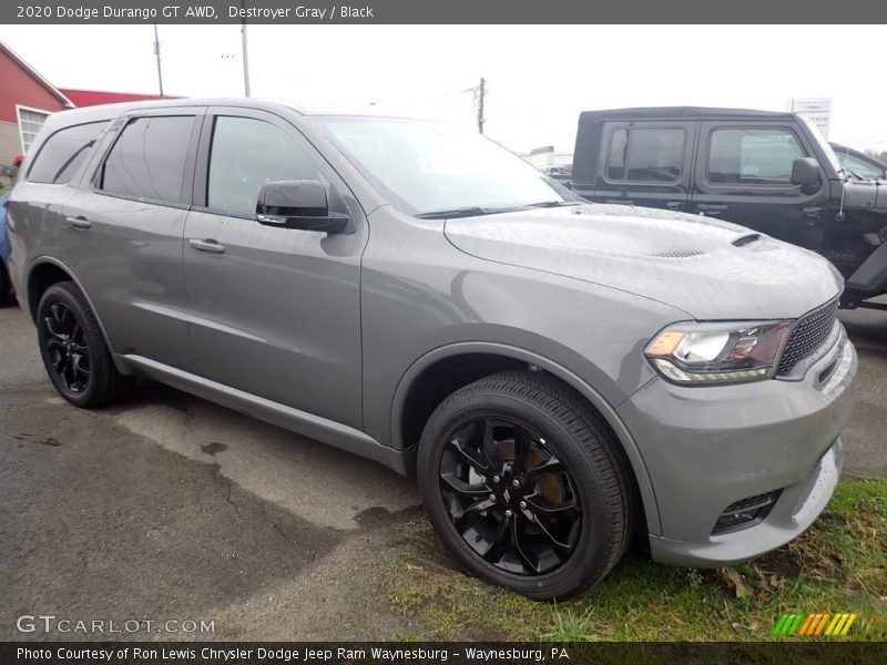 Destroyer Gray / Black 2020 Dodge Durango GT AWD