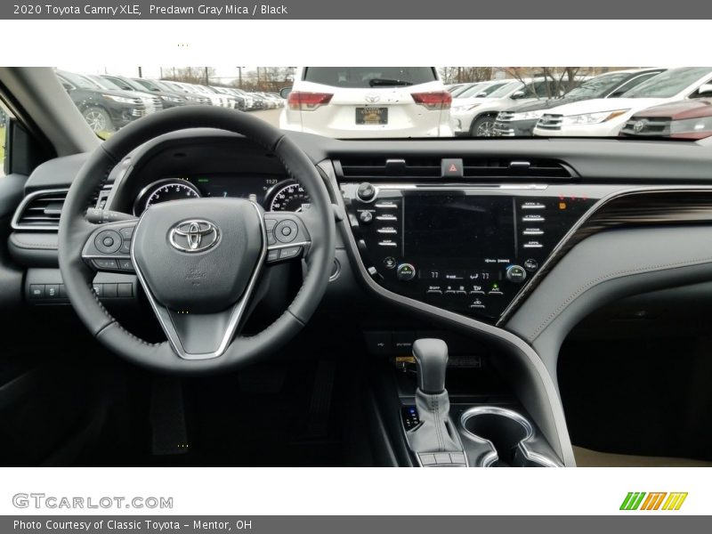 Dashboard of 2020 Camry XLE