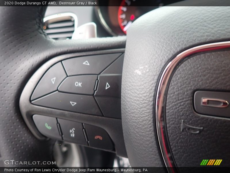 Destroyer Gray / Black 2020 Dodge Durango GT AWD