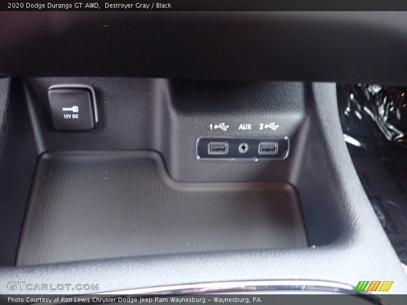 Destroyer Gray / Black 2020 Dodge Durango GT AWD