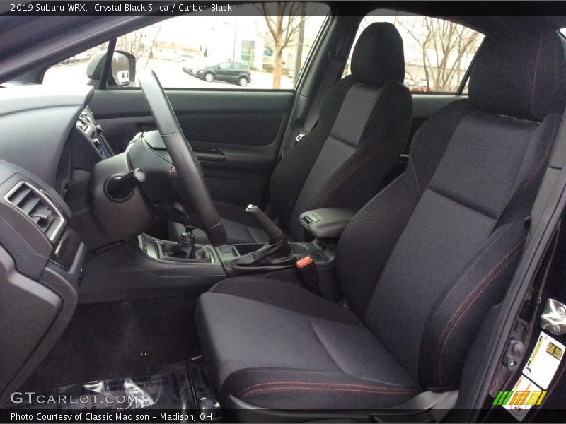 Crystal Black Silica / Carbon Black 2019 Subaru WRX