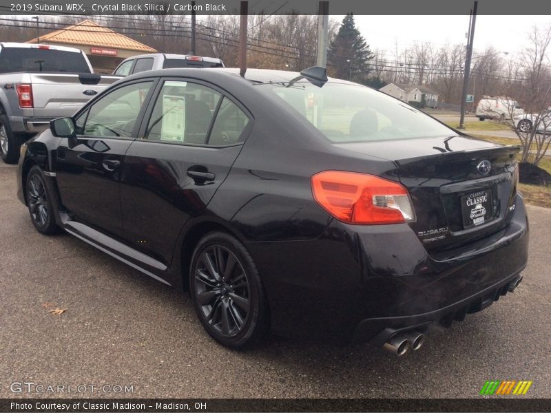 Crystal Black Silica / Carbon Black 2019 Subaru WRX