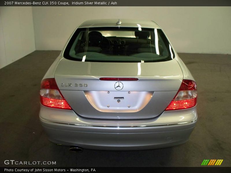 Iridium Silver Metallic / Ash 2007 Mercedes-Benz CLK 350 Coupe