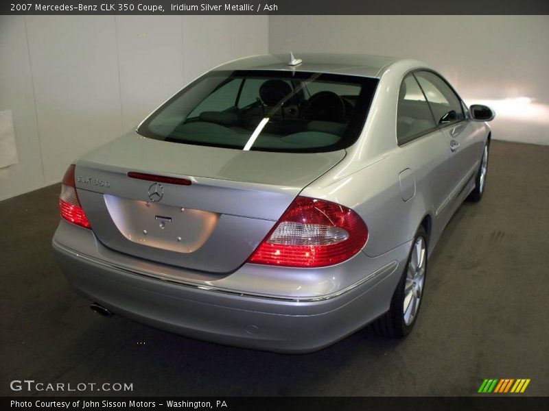 Iridium Silver Metallic / Ash 2007 Mercedes-Benz CLK 350 Coupe