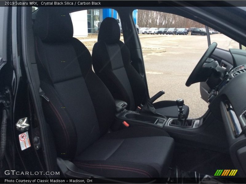 Crystal Black Silica / Carbon Black 2019 Subaru WRX