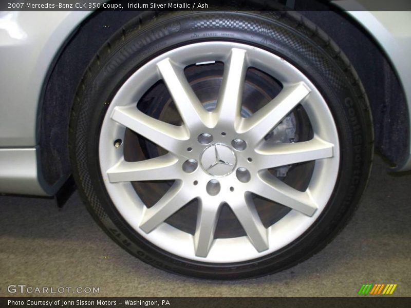 Iridium Silver Metallic / Ash 2007 Mercedes-Benz CLK 350 Coupe