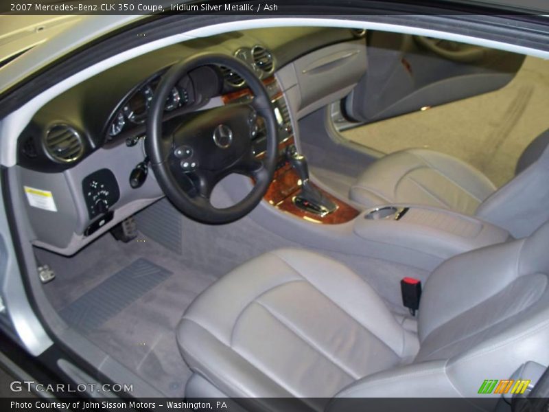 Iridium Silver Metallic / Ash 2007 Mercedes-Benz CLK 350 Coupe