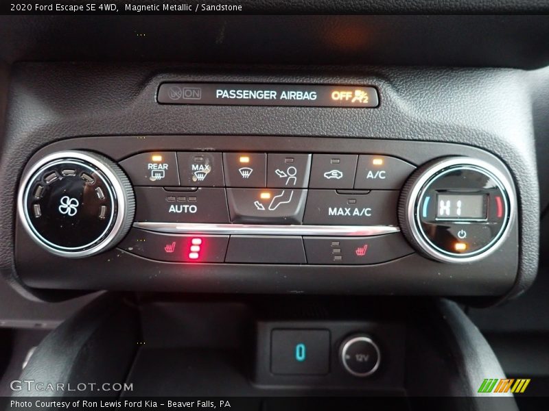 Magnetic Metallic / Sandstone 2020 Ford Escape SE 4WD