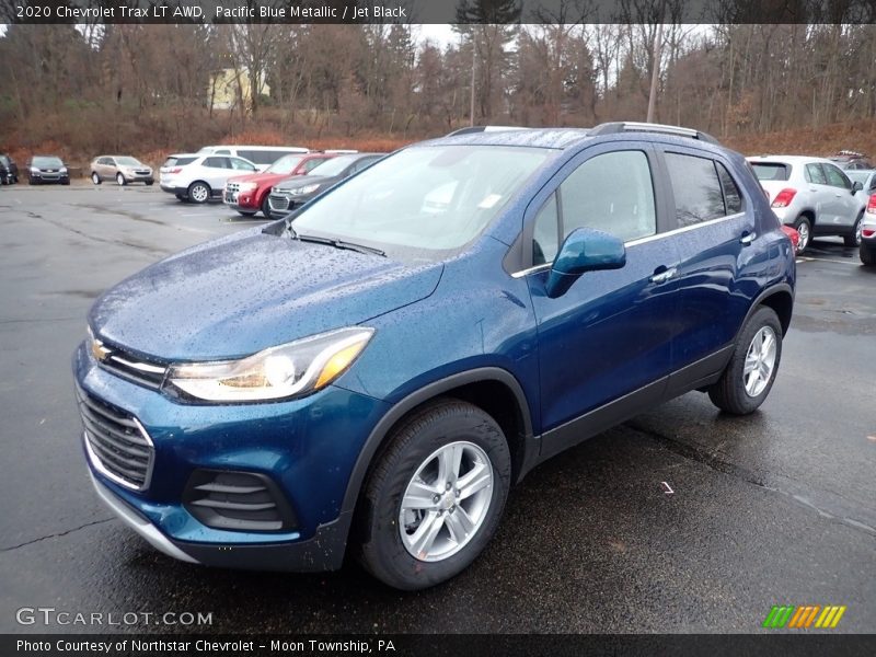 Pacific Blue Metallic / Jet Black 2020 Chevrolet Trax LT AWD