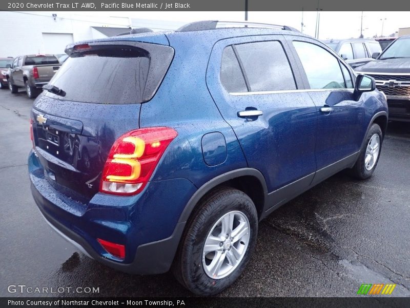 Pacific Blue Metallic / Jet Black 2020 Chevrolet Trax LT AWD