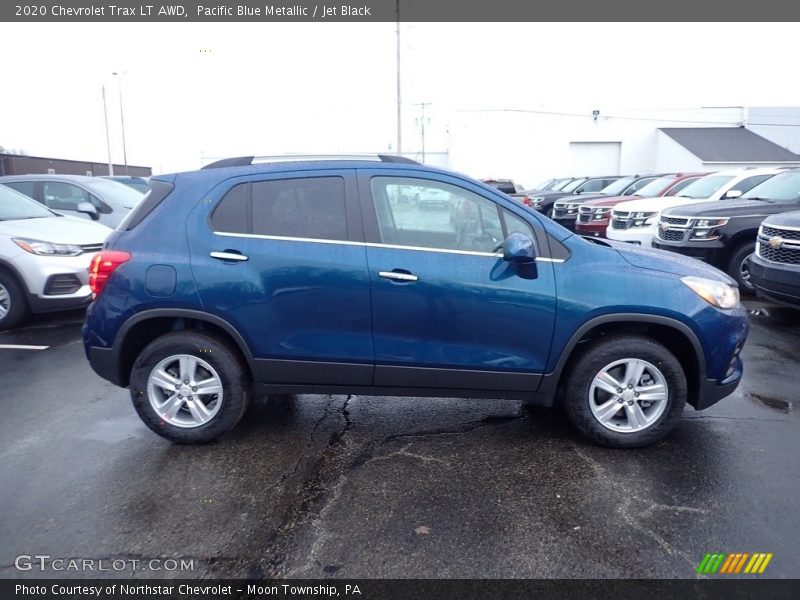 Pacific Blue Metallic / Jet Black 2020 Chevrolet Trax LT AWD