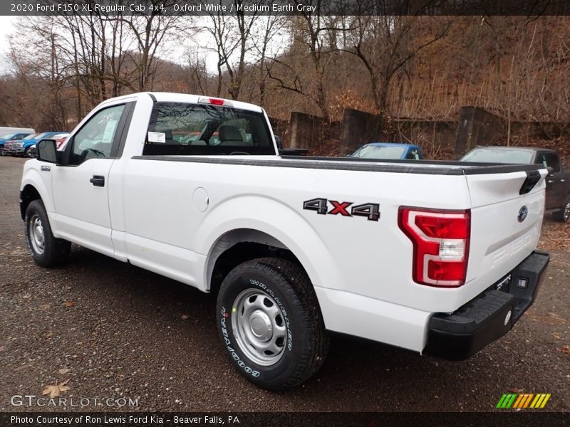 Oxford White / Medium Earth Gray 2020 Ford F150 XL Regular Cab 4x4