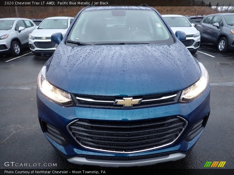 Pacific Blue Metallic / Jet Black 2020 Chevrolet Trax LT AWD