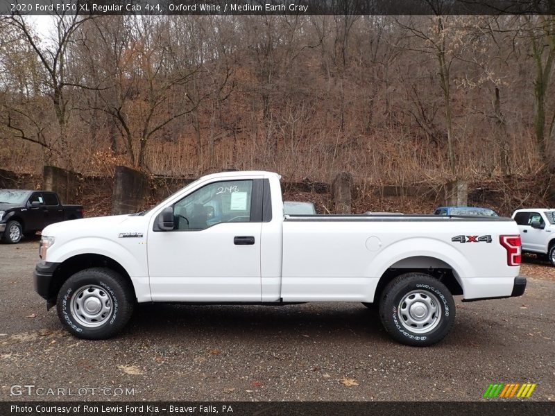  2020 F150 XL Regular Cab 4x4 Oxford White