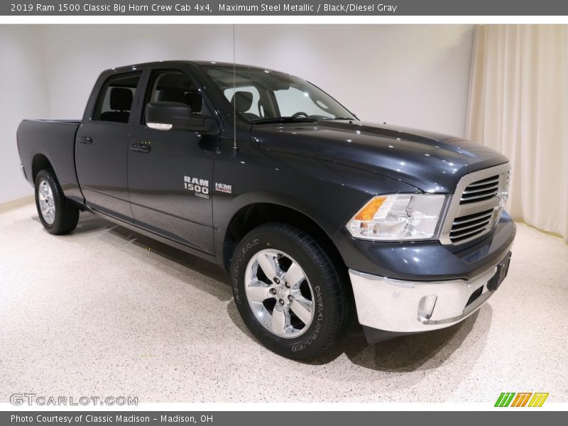 Maximum Steel Metallic / Black/Diesel Gray 2019 Ram 1500 Classic Big Horn Crew Cab 4x4