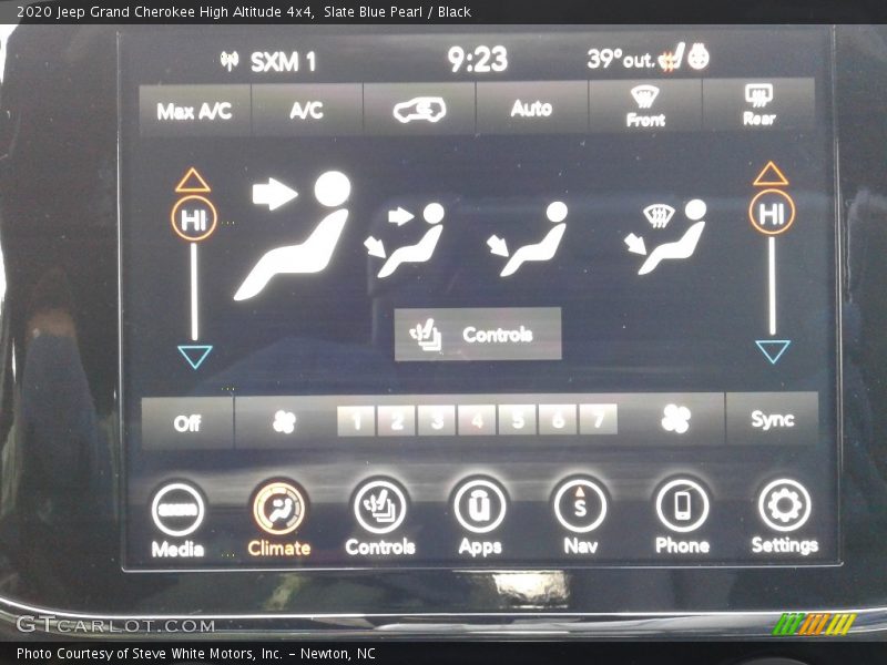 Slate Blue Pearl / Black 2020 Jeep Grand Cherokee High Altitude 4x4