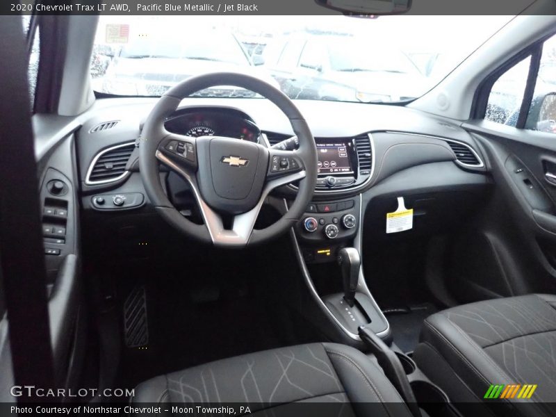 Pacific Blue Metallic / Jet Black 2020 Chevrolet Trax LT AWD