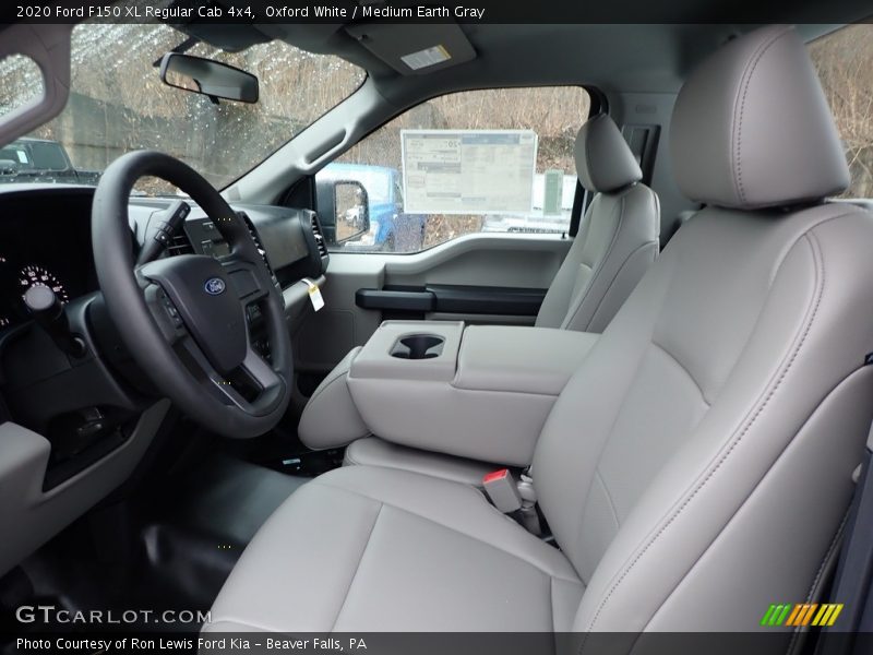 Front Seat of 2020 F150 XL Regular Cab 4x4