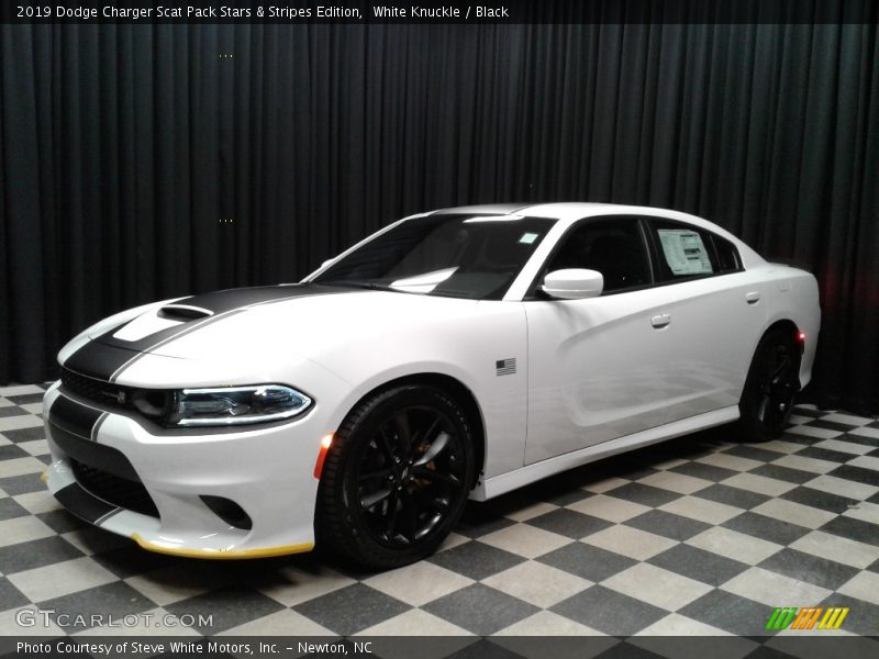 White Knuckle / Black 2019 Dodge Charger Scat Pack Stars & Stripes Edition