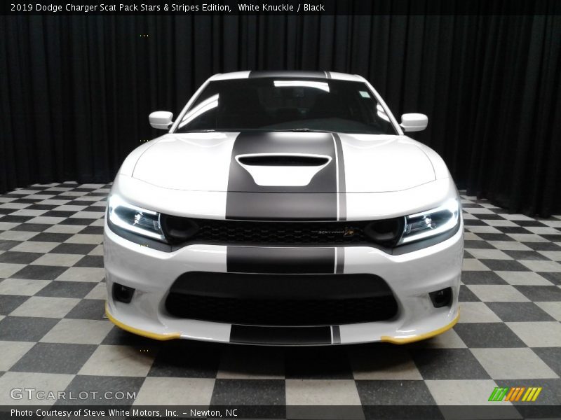 White Knuckle / Black 2019 Dodge Charger Scat Pack Stars & Stripes Edition