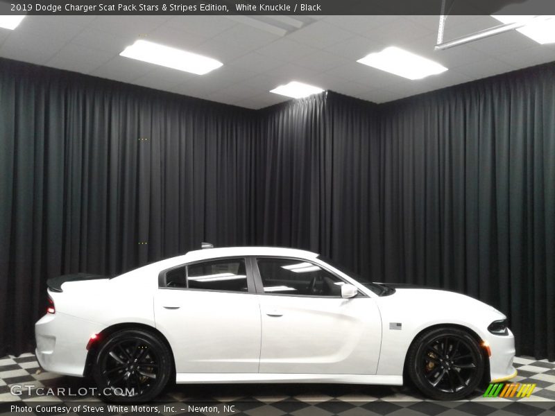 White Knuckle / Black 2019 Dodge Charger Scat Pack Stars & Stripes Edition