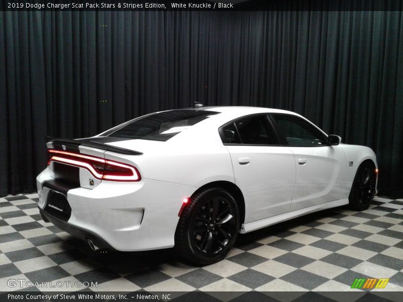 White Knuckle / Black 2019 Dodge Charger Scat Pack Stars & Stripes Edition